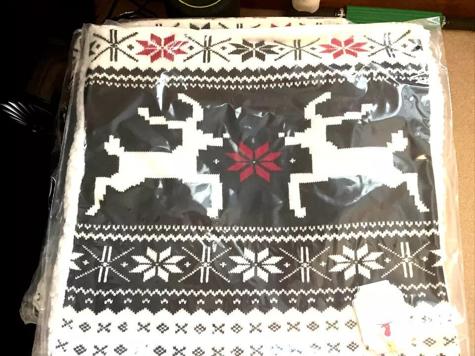 Pottery Barn Holiday Disney Christmas pillow sham deer gift party school kid ]