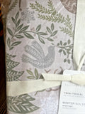 pottery barn Holiday Winter Soltice Christmas Deer tree ski lodge SHEET SET Twin