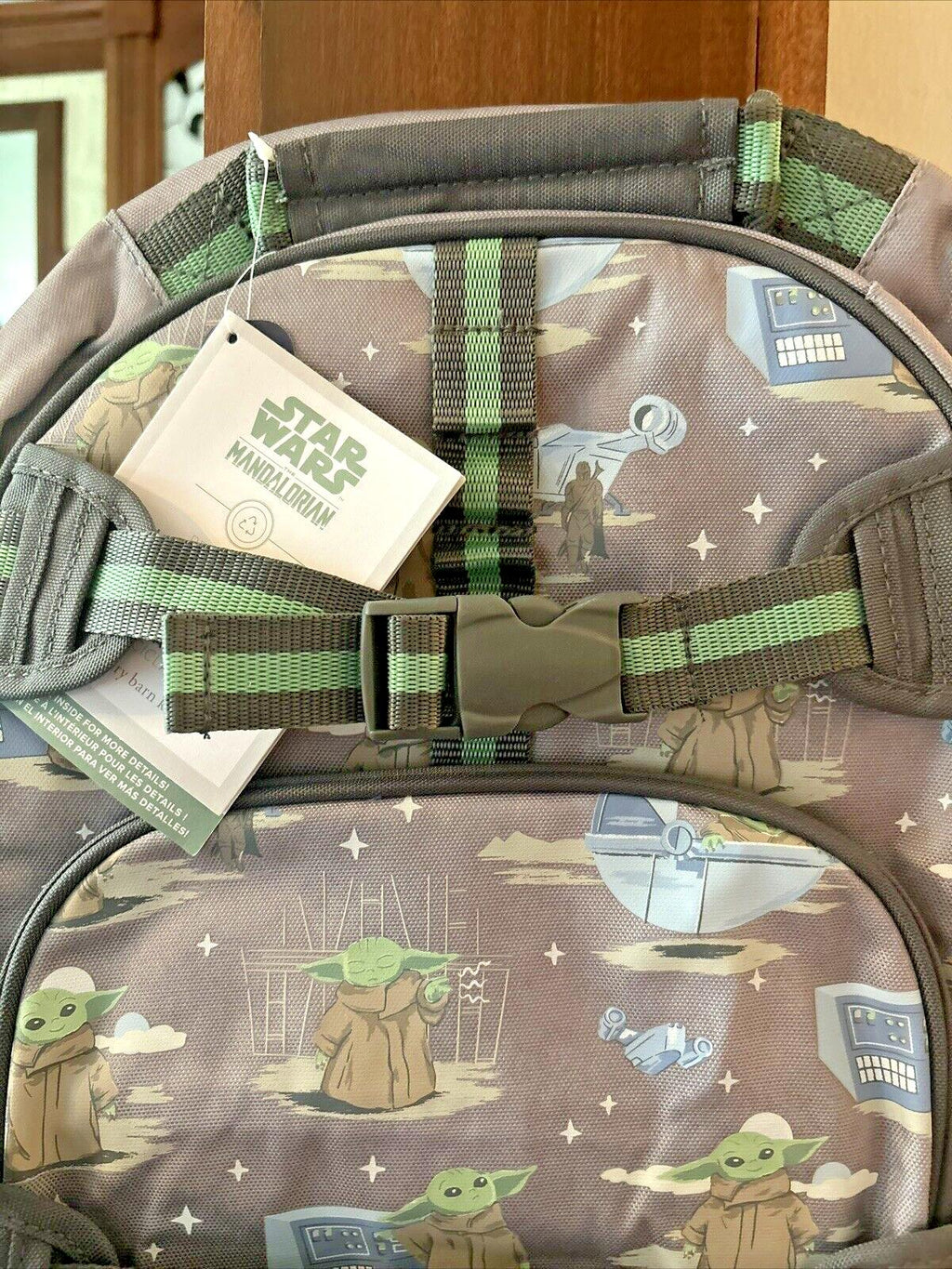 School Pottery barn Disney STAR WARS Grogu Space BACKPACK Mandalorian Solo Set .