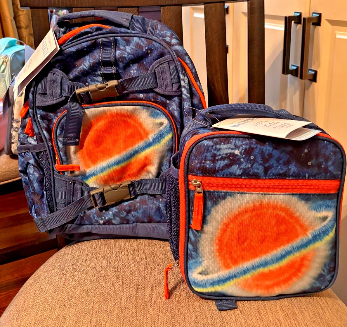 School Pottery barn star wars LARGE BACKPACK LUNCH BAG WATER Travel Space ?? .