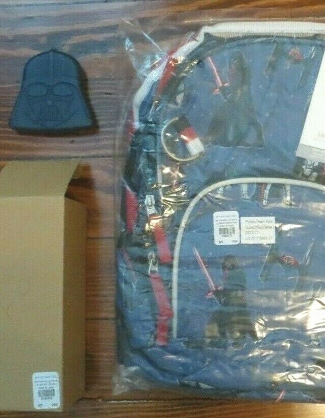 Pottery Barn School Disney STAR WARS Kylo Ren BACKPACK Jedi + travel Bag ?? n