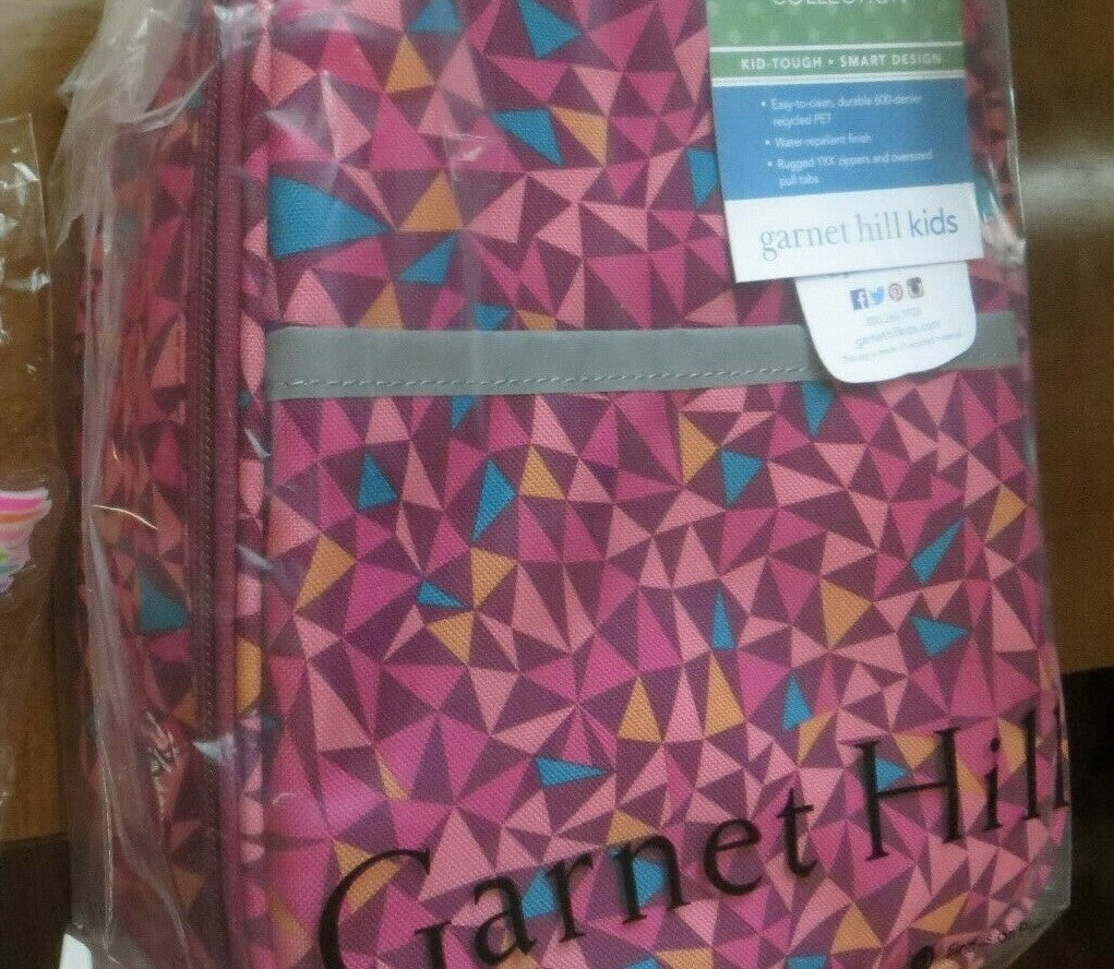 Garnet Hill LUNCH BOX school bag girl art holiday gift teen eco princess food n