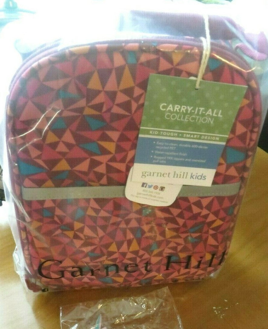 Garnet Hill LUNCH BOX school bag girl art holiday gift teen eco princess food n