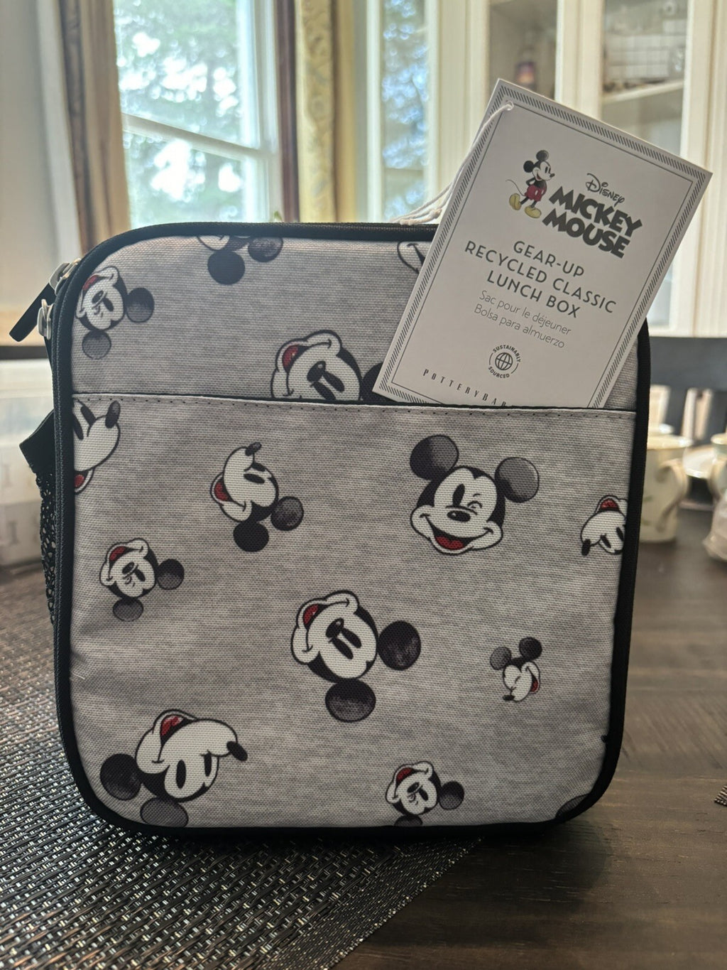 Pottery Barn School Disney Mickey Mouse LUNCH BOX BAG Star SET travel kids ??.
