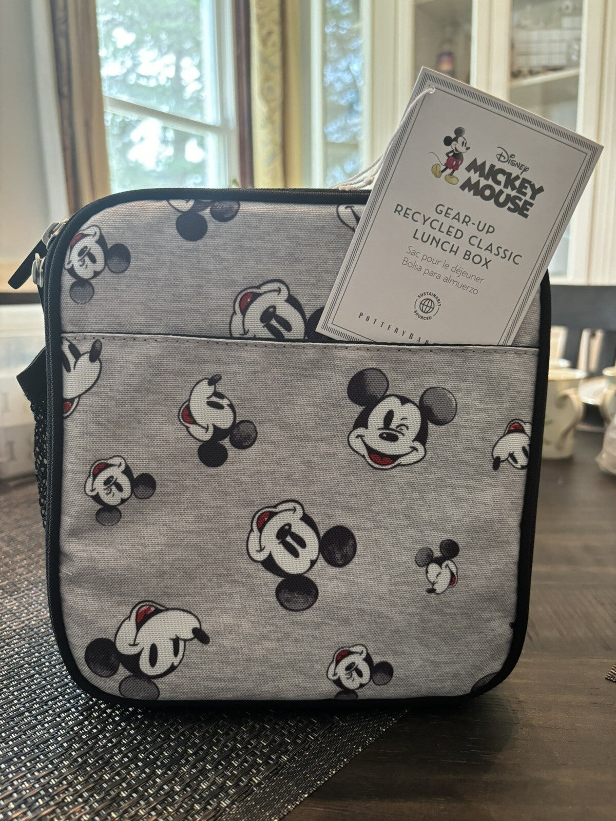 Pottery Barn School Disney Mickey Mouse LUNCH BOX BAG Star SET travel kids ??.