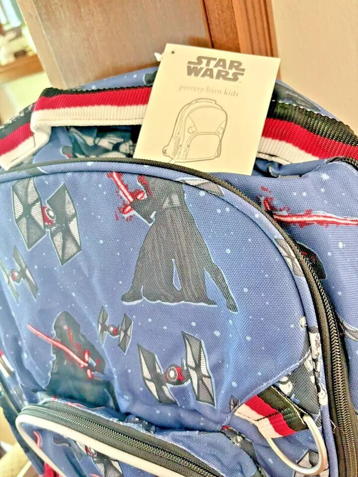 Pottery Barn School Disney STAR WARS Kylo Ren BACKPACK Jedi + travel Bag ?? n
