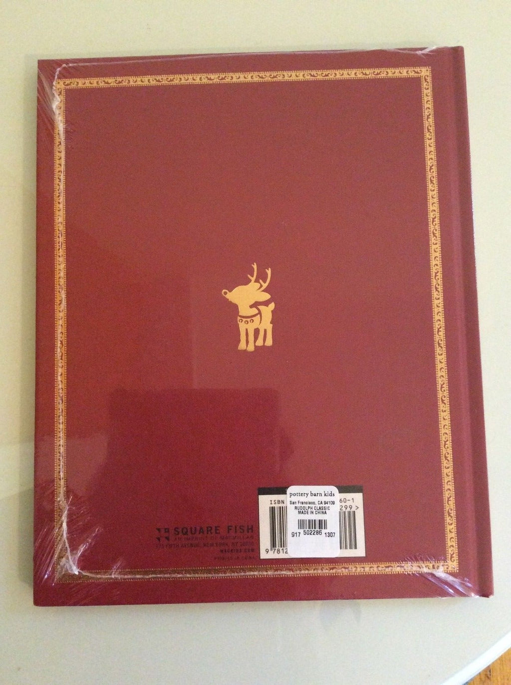 Disney Pottery Barn kid 50TH Rudolph Reindeer Christmas book holiday gift toy '