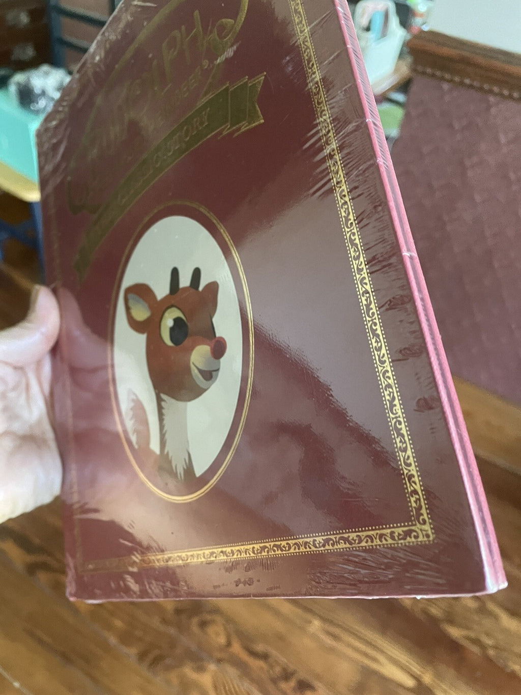 Disney Pottery Barn kid 50TH Rudolph Reindeer Christmas book holiday gift toy '