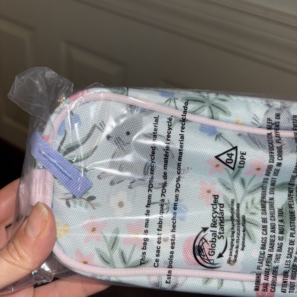 school Pottery Barn Disney Garden Flower PENCIL CASE bag princess floral gift /