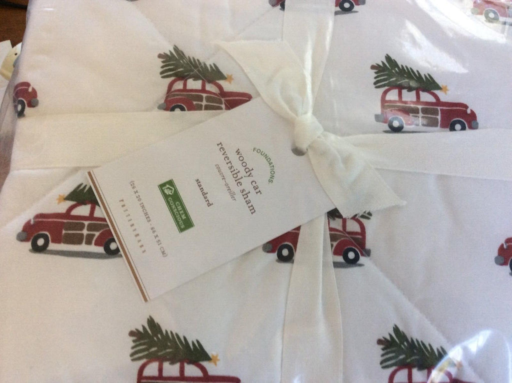 Pottery Barn PILLOW Cover Sham Car Holiday Disney gift party elf school Woody n