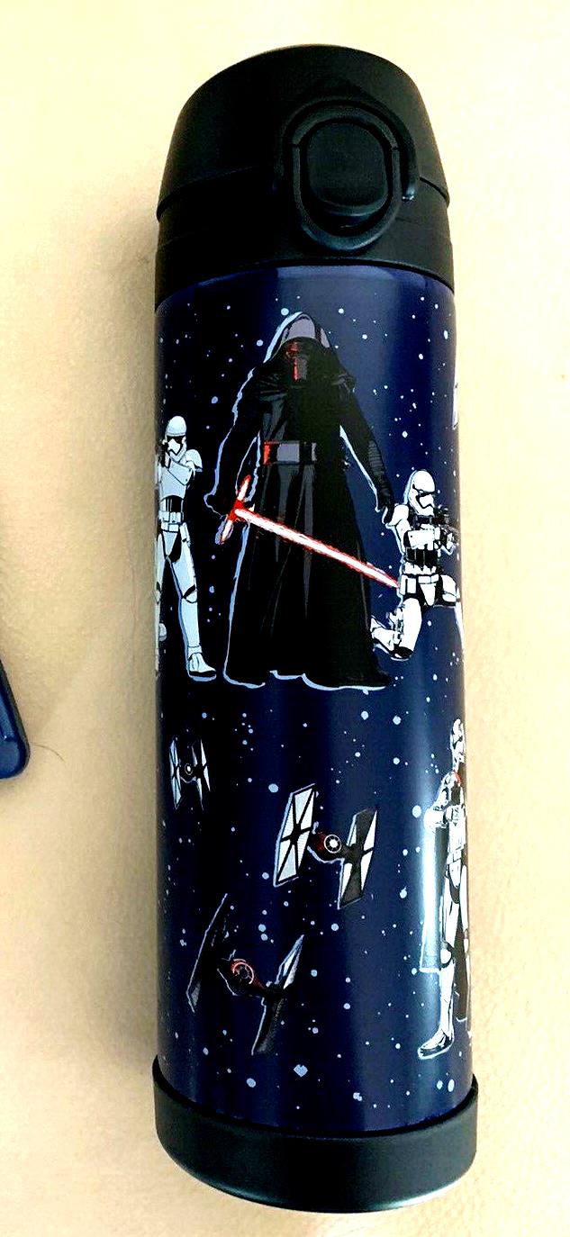 School Pottery barn STAR WARS spaceship WATER BOTTLE LUNCH Large Disney  ??  ]