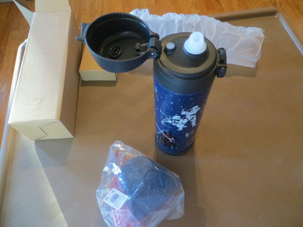 School Pottery barn STAR WARS spaceship WATER BOTTLE LUNCH Large Disney  ??  ]