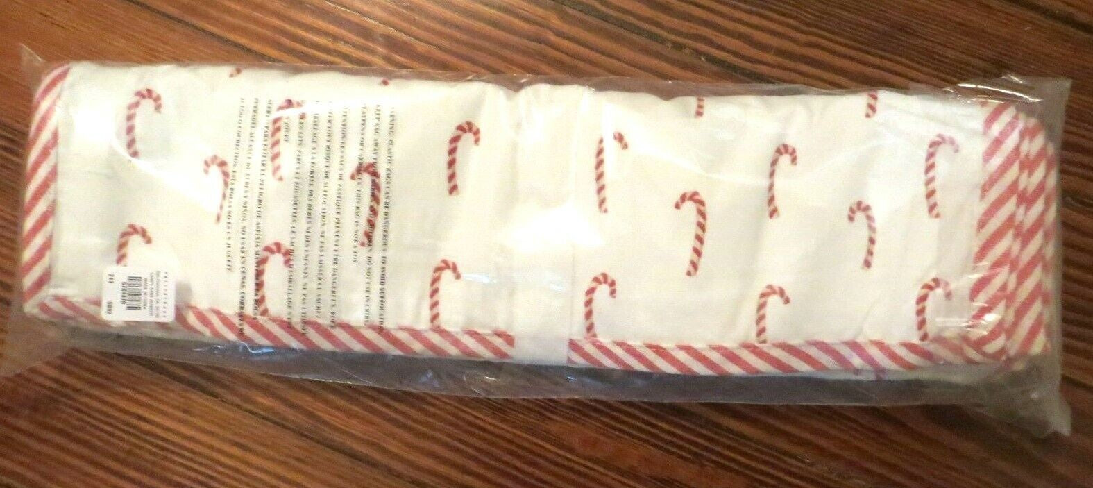 Disney Pottery barn Holiday TAble runner Candy Cane party gift Christmas kids '