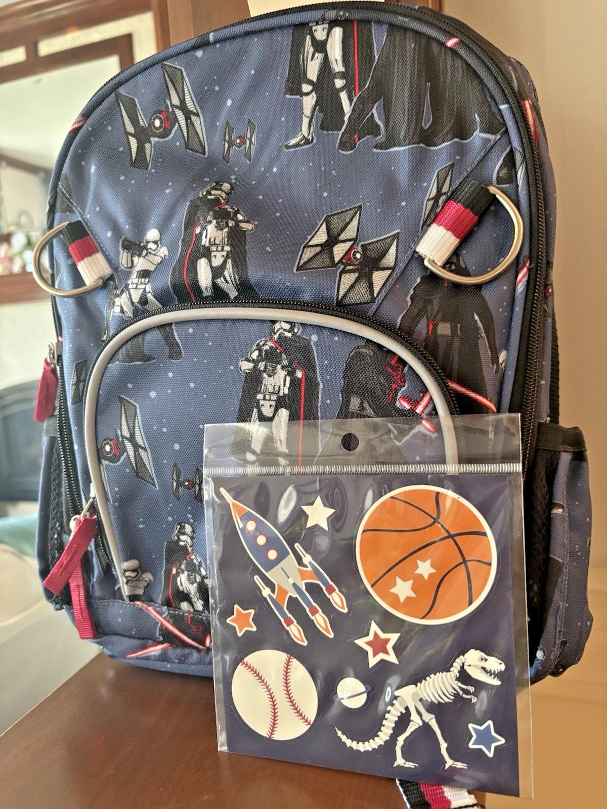 Pottery Barn School STAR WARS BACKPACK LUNCH Disney Grogu Solo Travel Bag  ?? /