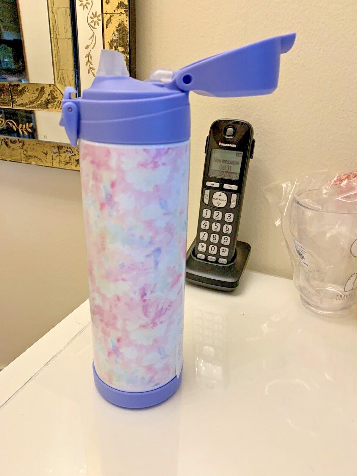 Pottery barn school Garden Party LARGE WATER BOTTLE school foral holiday gift n