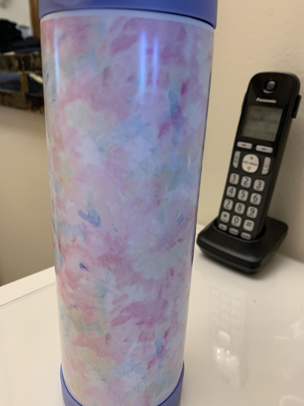 Pottery barn school Garden Party LARGE WATER BOTTLE school foral holiday gift n