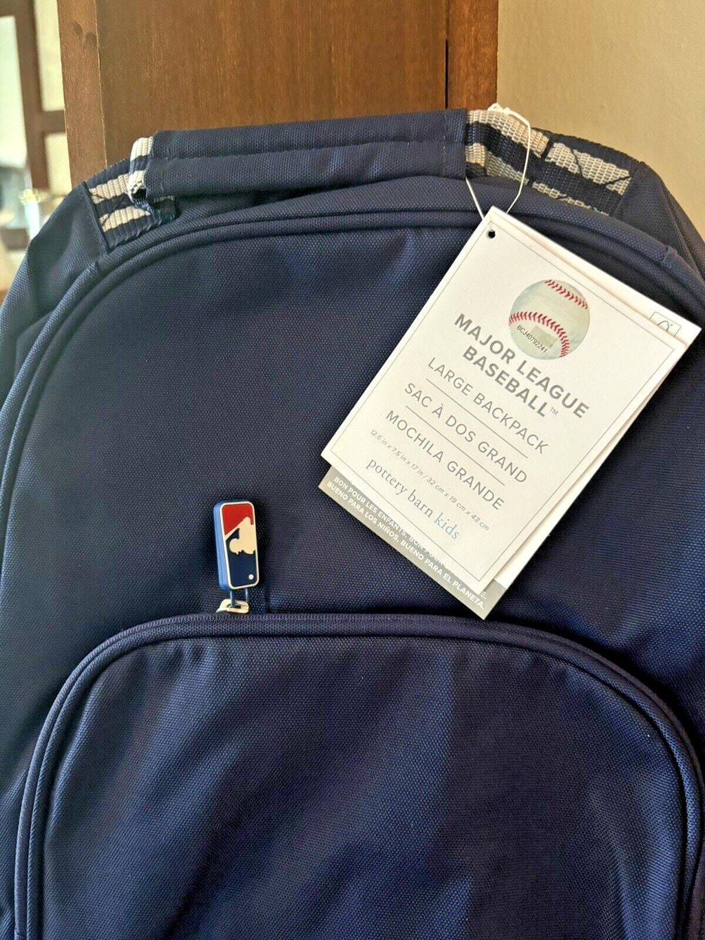 Pottery Barn SCHOOL LARGE Backpack MLB Baseball +sport bag space Disney TRAVEL .