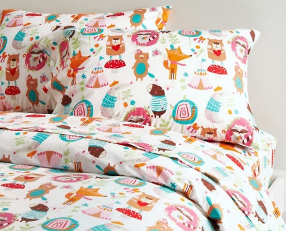 Garnet Hill school girl SET 2 gift animal star Disney kid holiday Pillowcase  ]