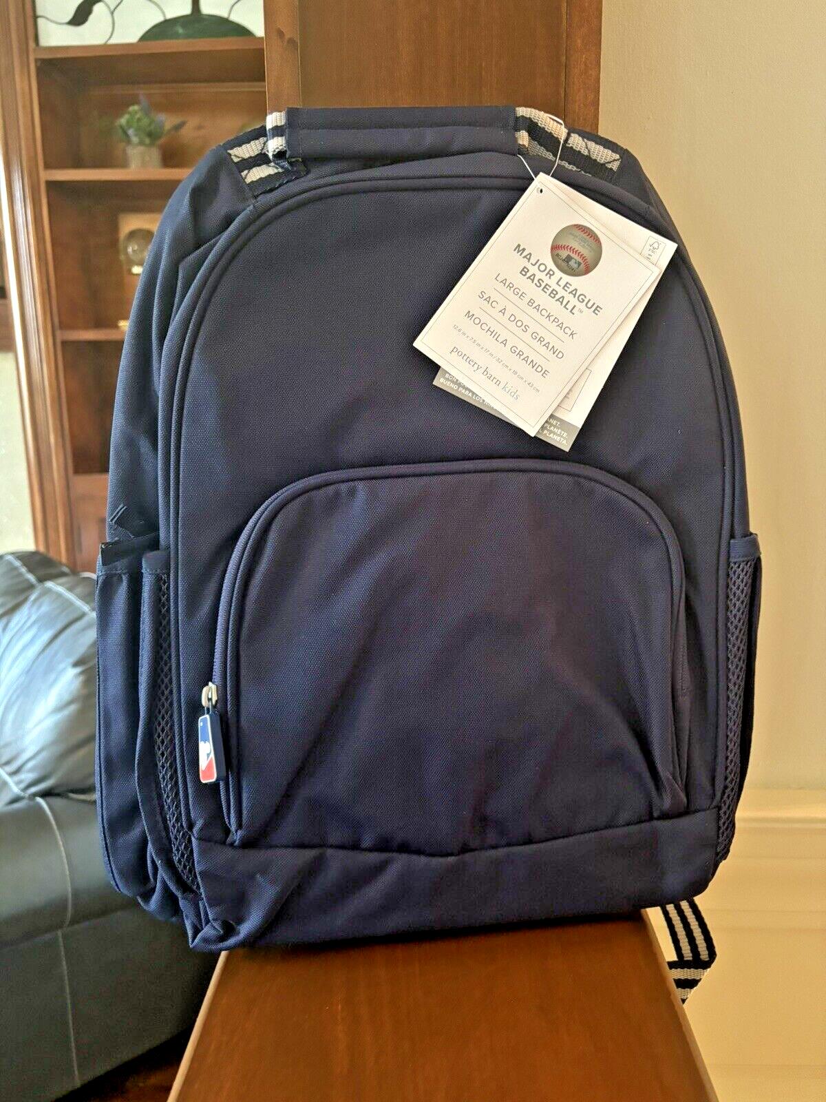 Pottery Barn SCHOOL LARGE Backpack MLB Baseball +sport bag space Disney TRAVEL .