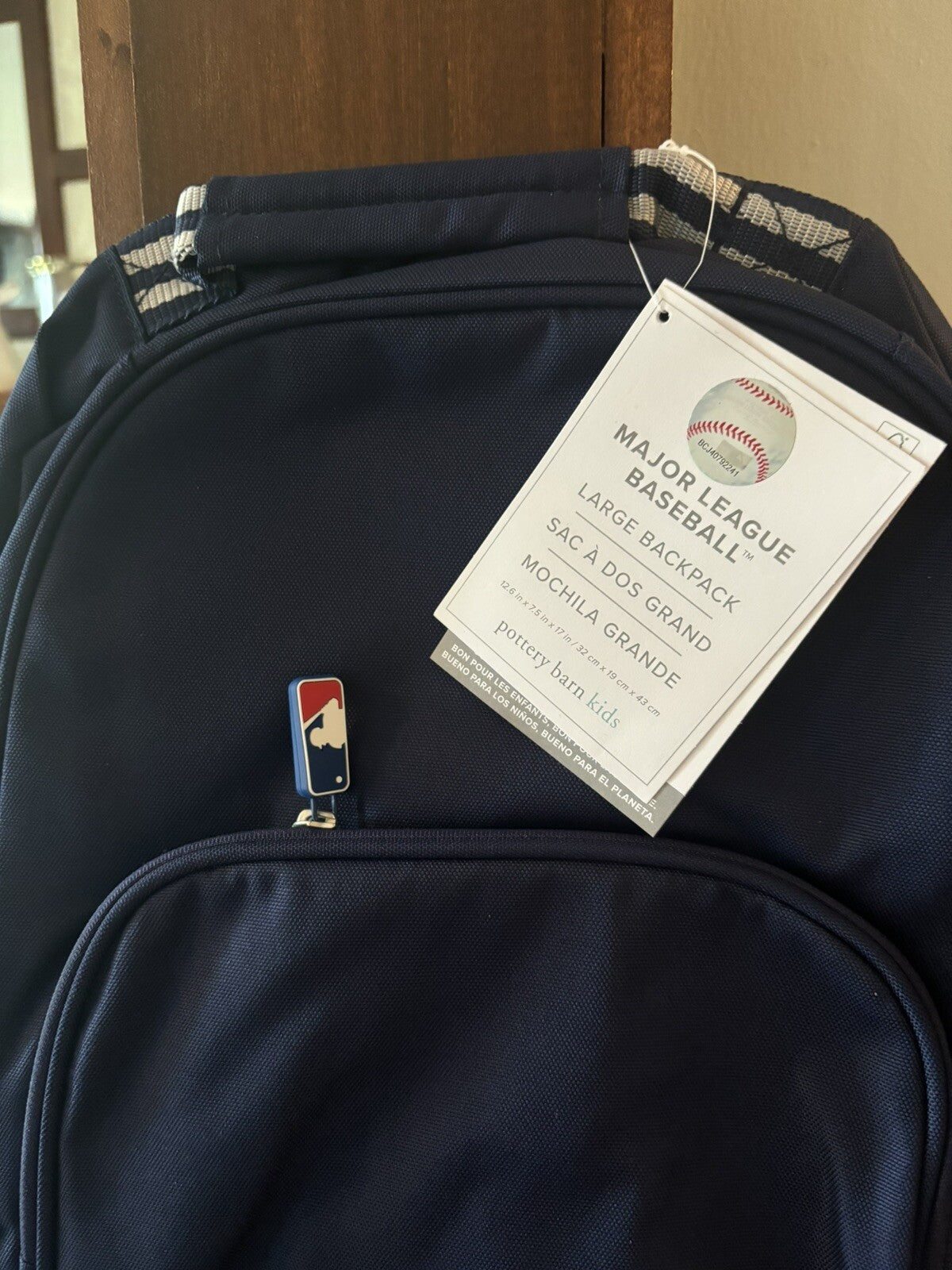 Pottery Barn SCHOOL LARGE Backpack MLB Baseball +sport bag space Disney TRAVEL .