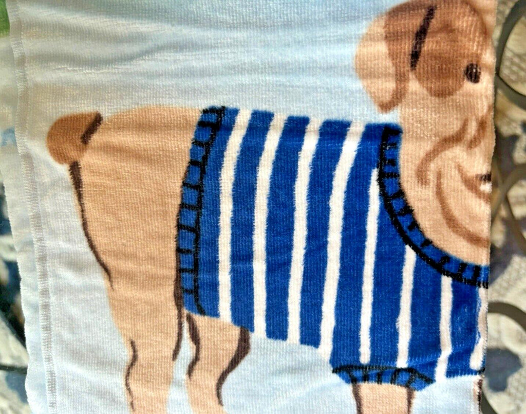 Pottery Barn Disney baby Bath Salty Dog Towel school pool Beach space travel ??.
