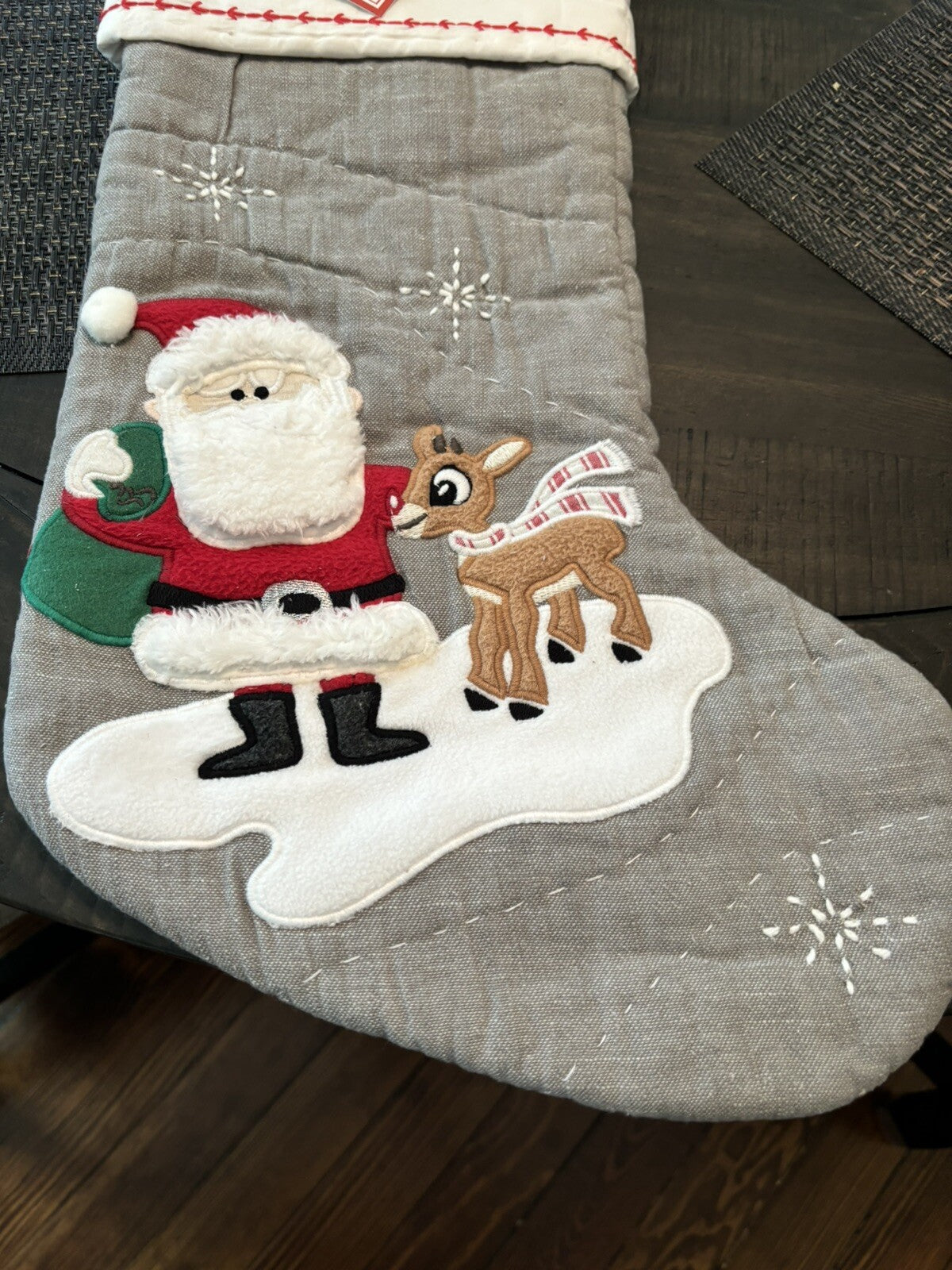 Disney Pottery Barn Holiday Christmas stocking Santa Rudolph Seuss tree Party ,