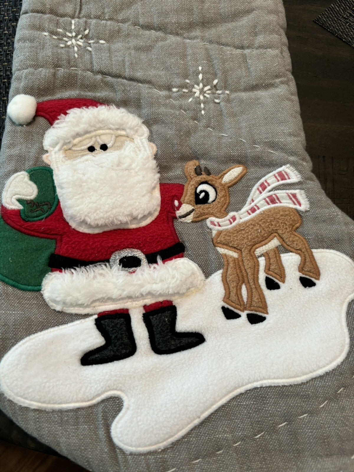 Disney Pottery Barn Holiday Christmas stocking Santa Rudolph Seuss tree Party ,