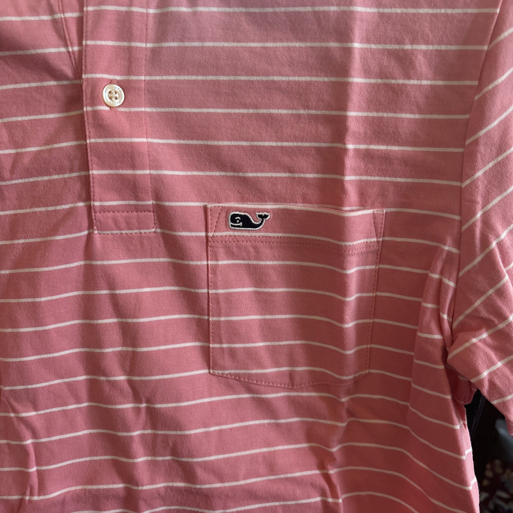 Vineyard Vines holiday polo shirt jersey teen boy  stripe X small Disney $89 ]