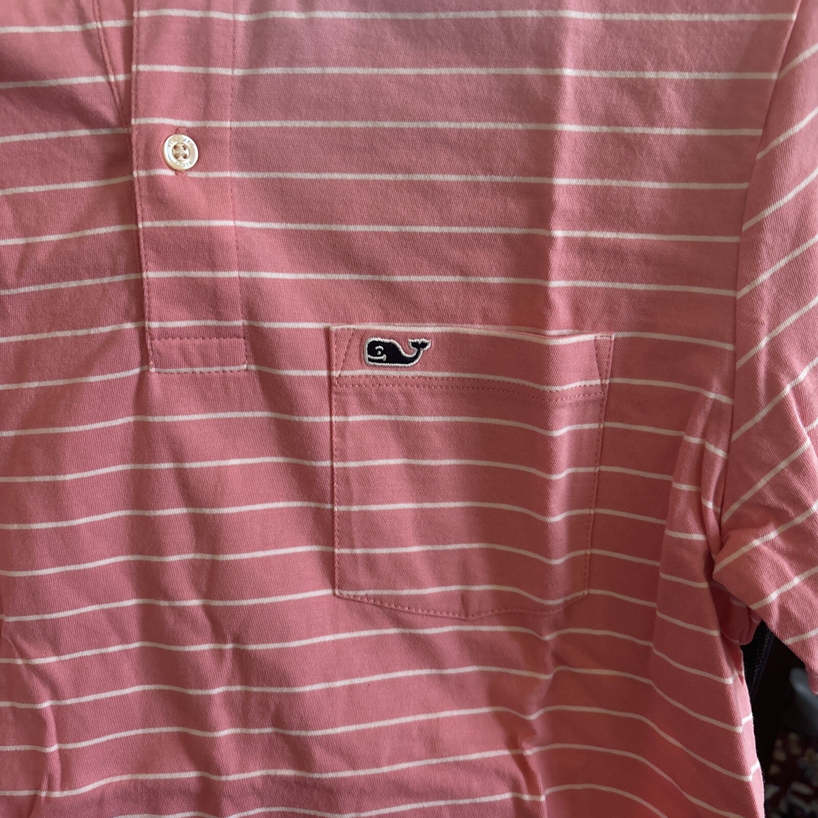 Vineyard Vines holiday polo shirt jersey teen boy  stripe X small Disney $89 ]