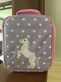 Pottery Barn School Disney Princess Unicorn girl Pink LUNCH BOX Bag gift pre k ,
