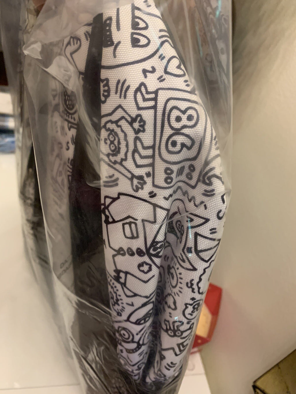 Pottery Barn school Keith Haring LARGE  BAckpack TRAVEL +Markers cartoon comic .