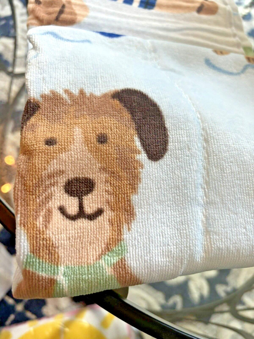 Pottery Barn Disney baby Bath Salty Dog Towel school pool Beach space travel ??.
