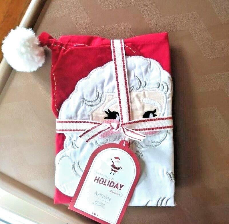 Pottery Barn holiday Apron Santa Disney gift Christmas school kid birthday '