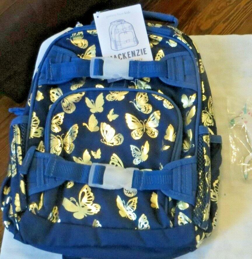 Disney School Pottery barn Butterflies BACKPACK glitter bag girl gift garden ??n