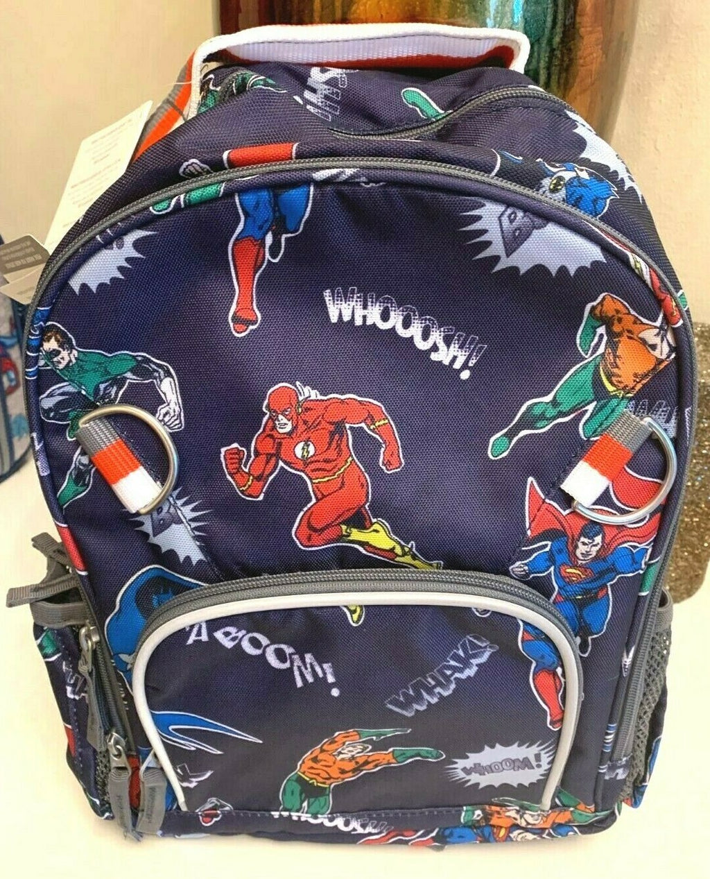 Pottery Barn school Disney Justice league Disney + Lunch Box bag batman flash .