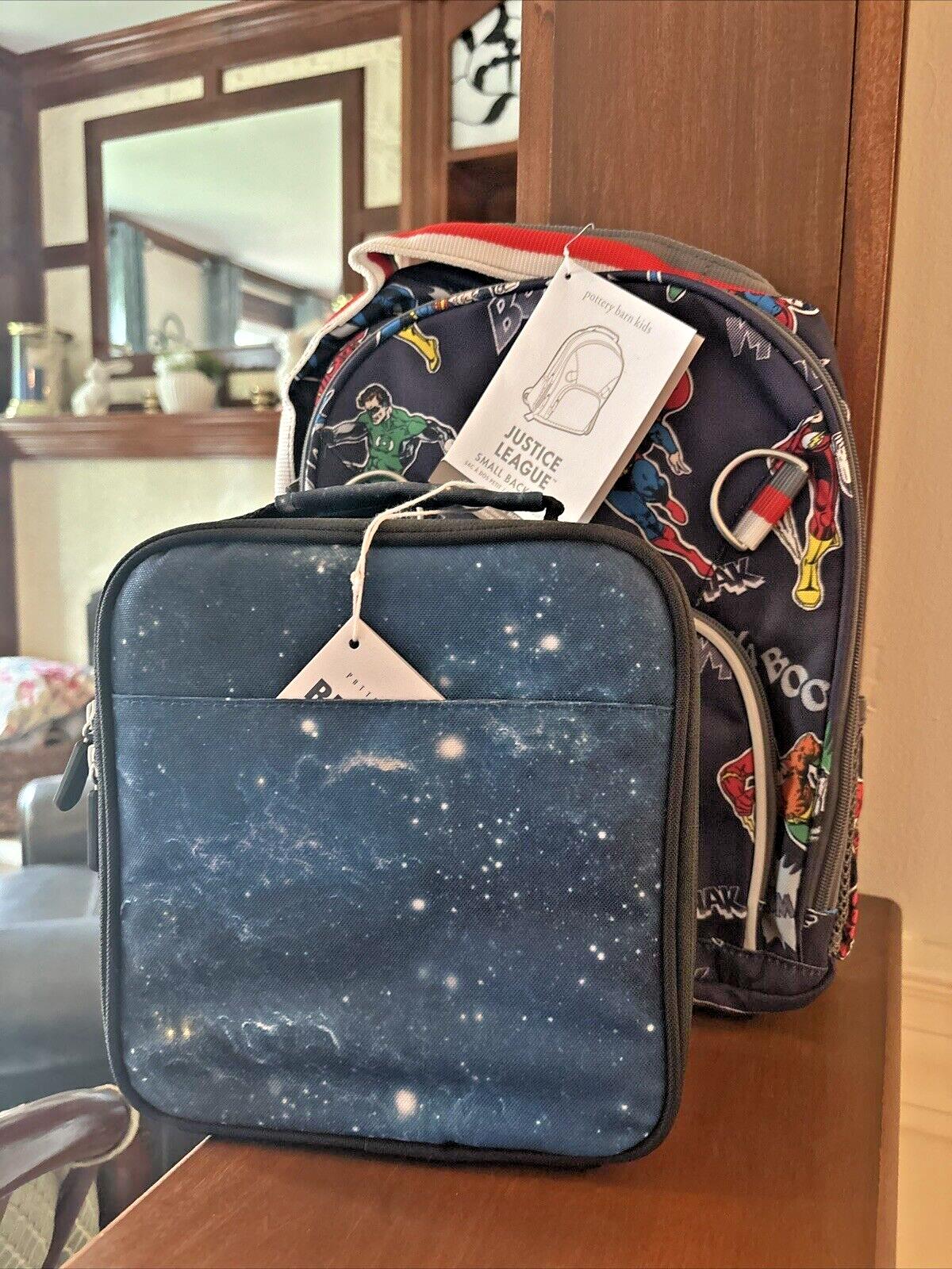 Pottery Barn school Disney Justice league Disney + Lunch Box bag batman flash .