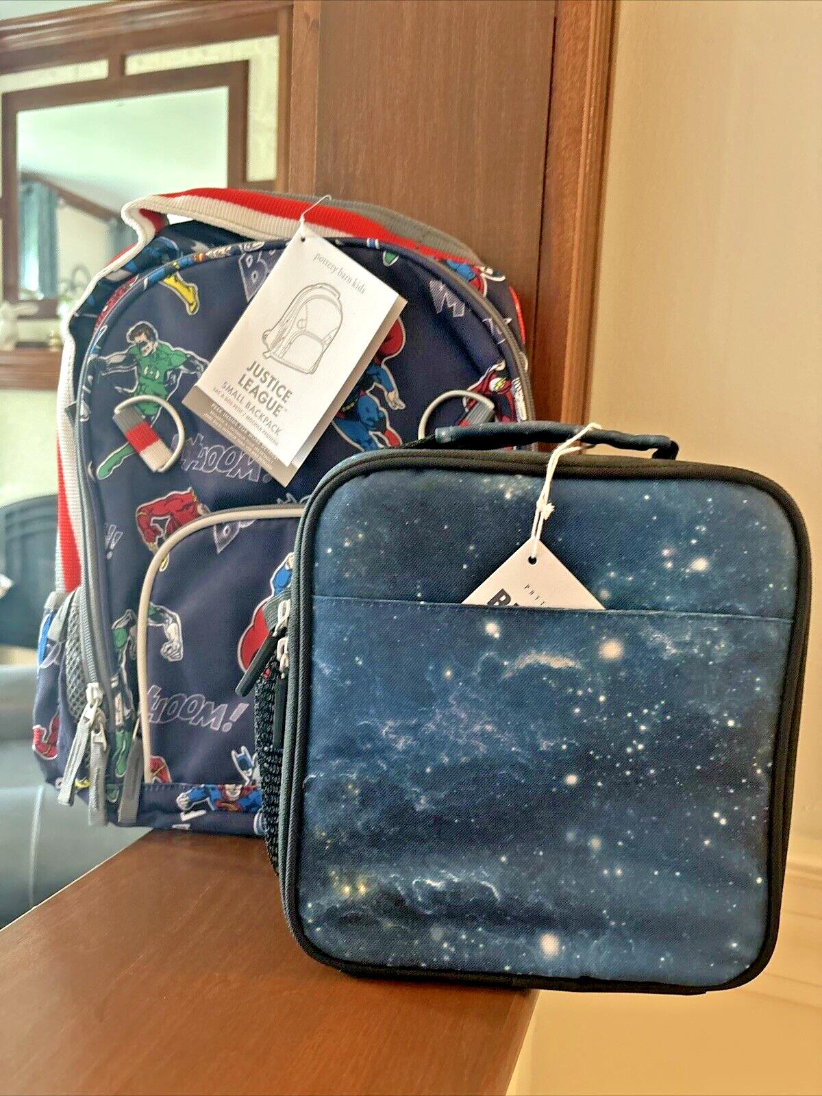 Pottery Barn school Disney Justice league Disney + Lunch Box bag batman flash .