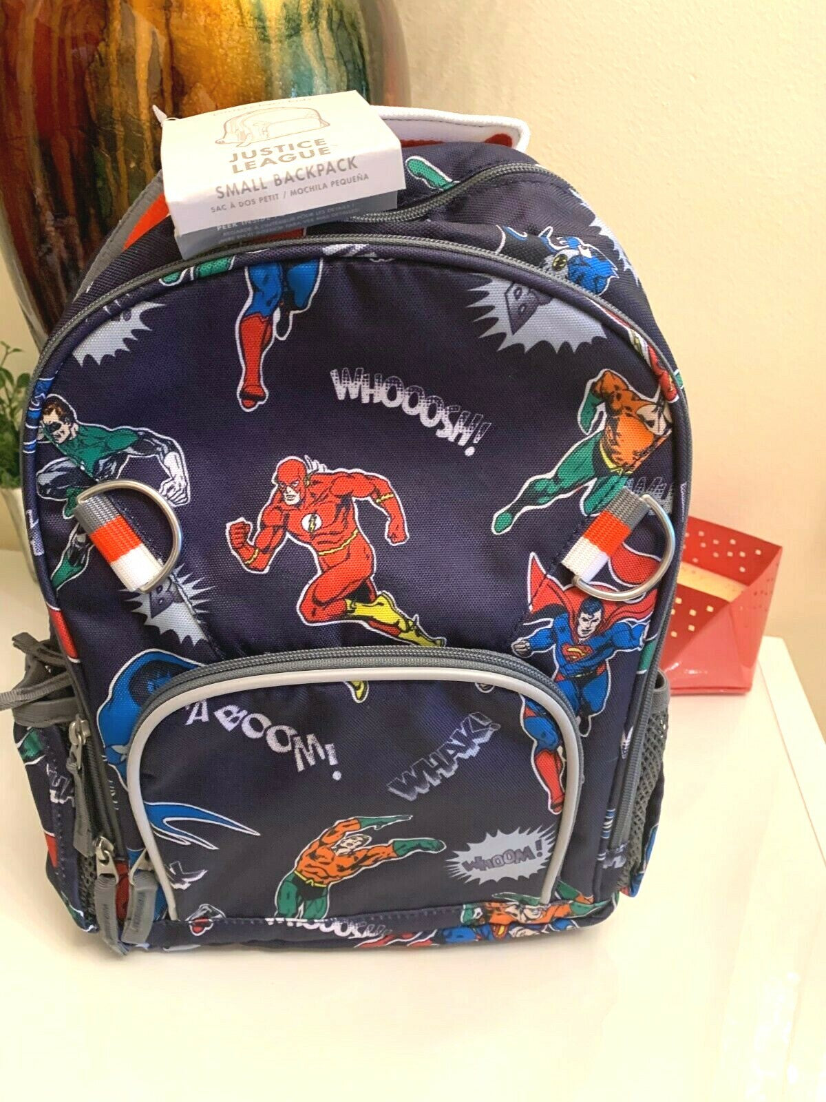Pottery Barn school Disney Justice league Disney + Lunch Box bag batman flash .