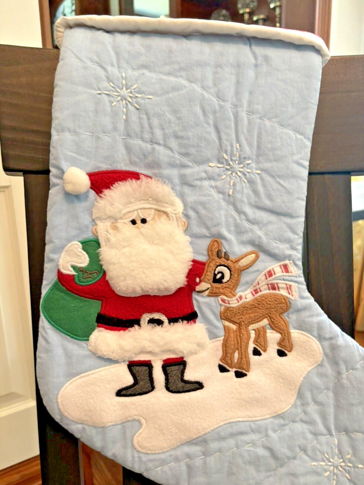 Pottery Barn Holiday Christmas stocking Disney Santa Rudolph Seuss Deer Party ??