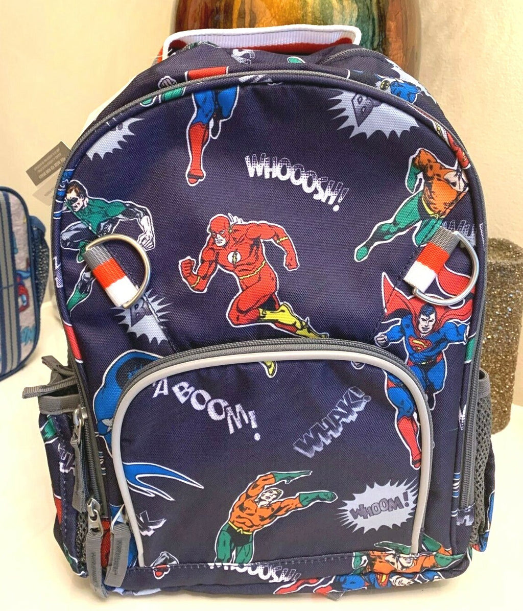 Pottery Barn school Disney Justice league Disney + Lunch Box bag batman flash .