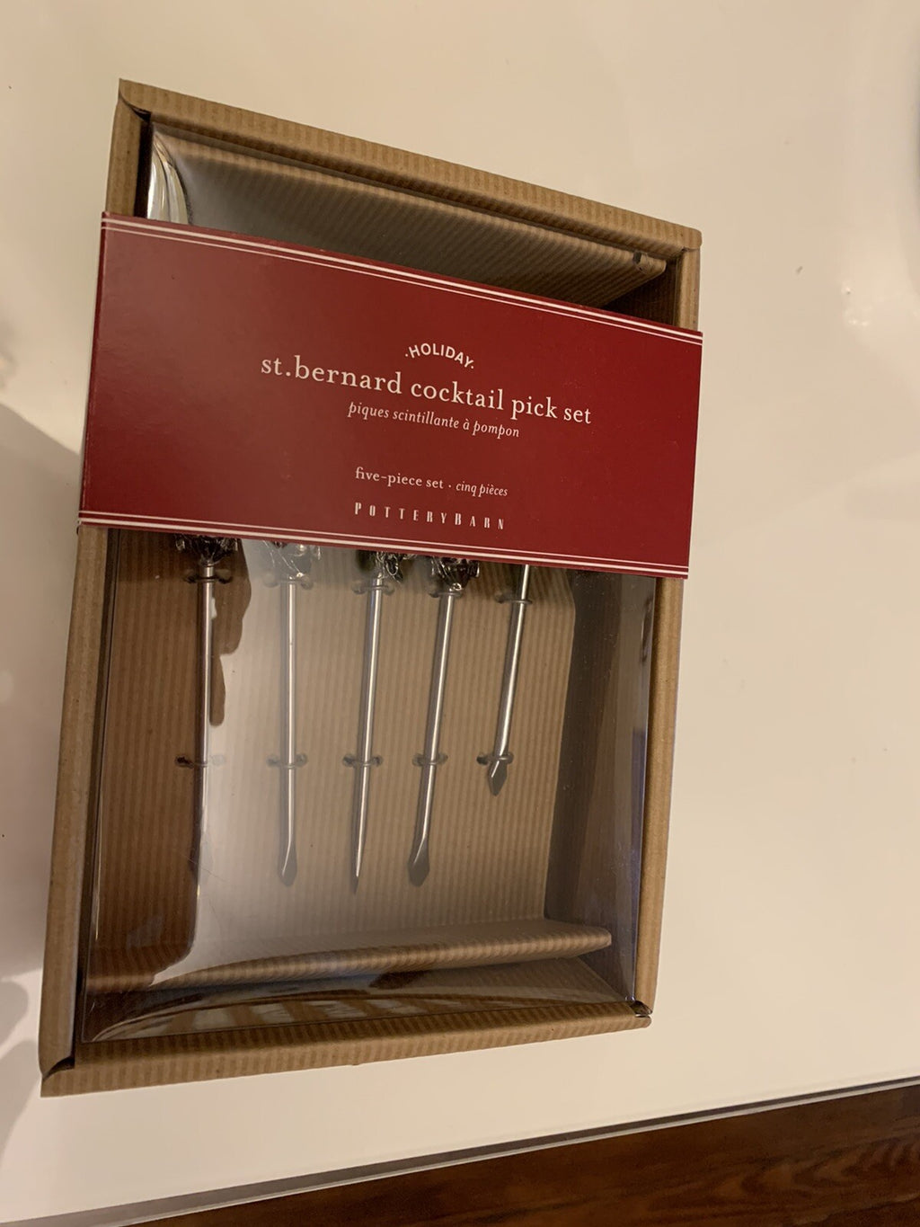 Pottery Barn Bar dog Cocktail holiday lodge party dad Disney set Birthday gift n