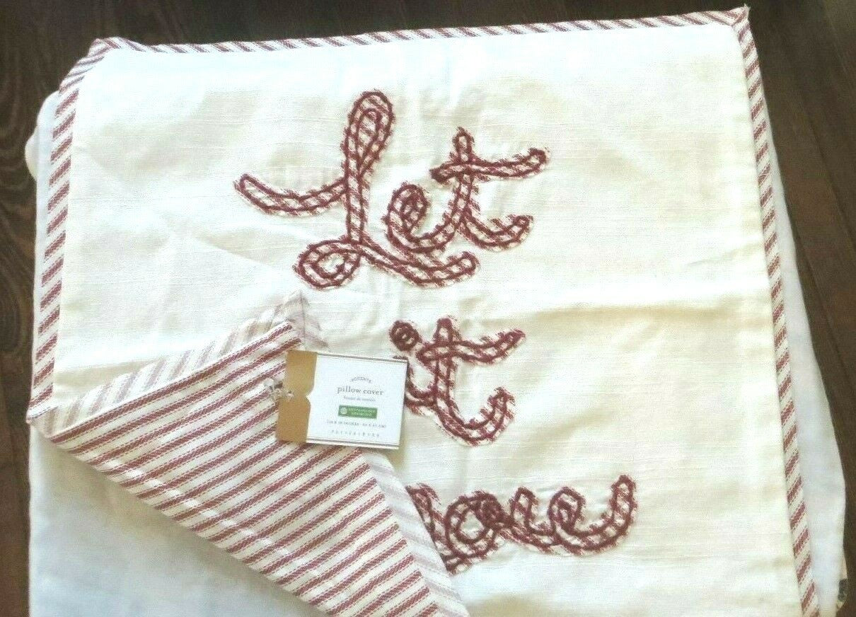 Pottery Barn plaid Holiday pillow cover Sham Christmas Disney lodge party gift ]