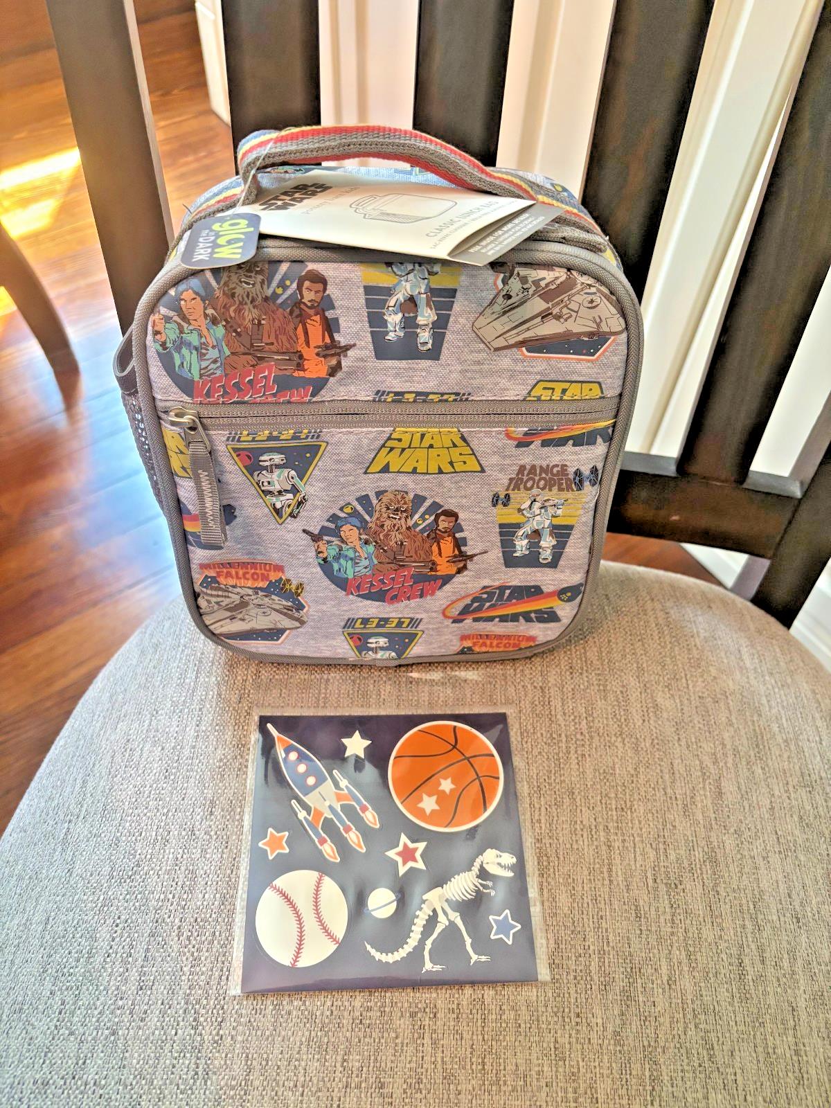 Pottery Barn School Disney Star Wars LUNCH BAG SOLO space travel Mandalorian [