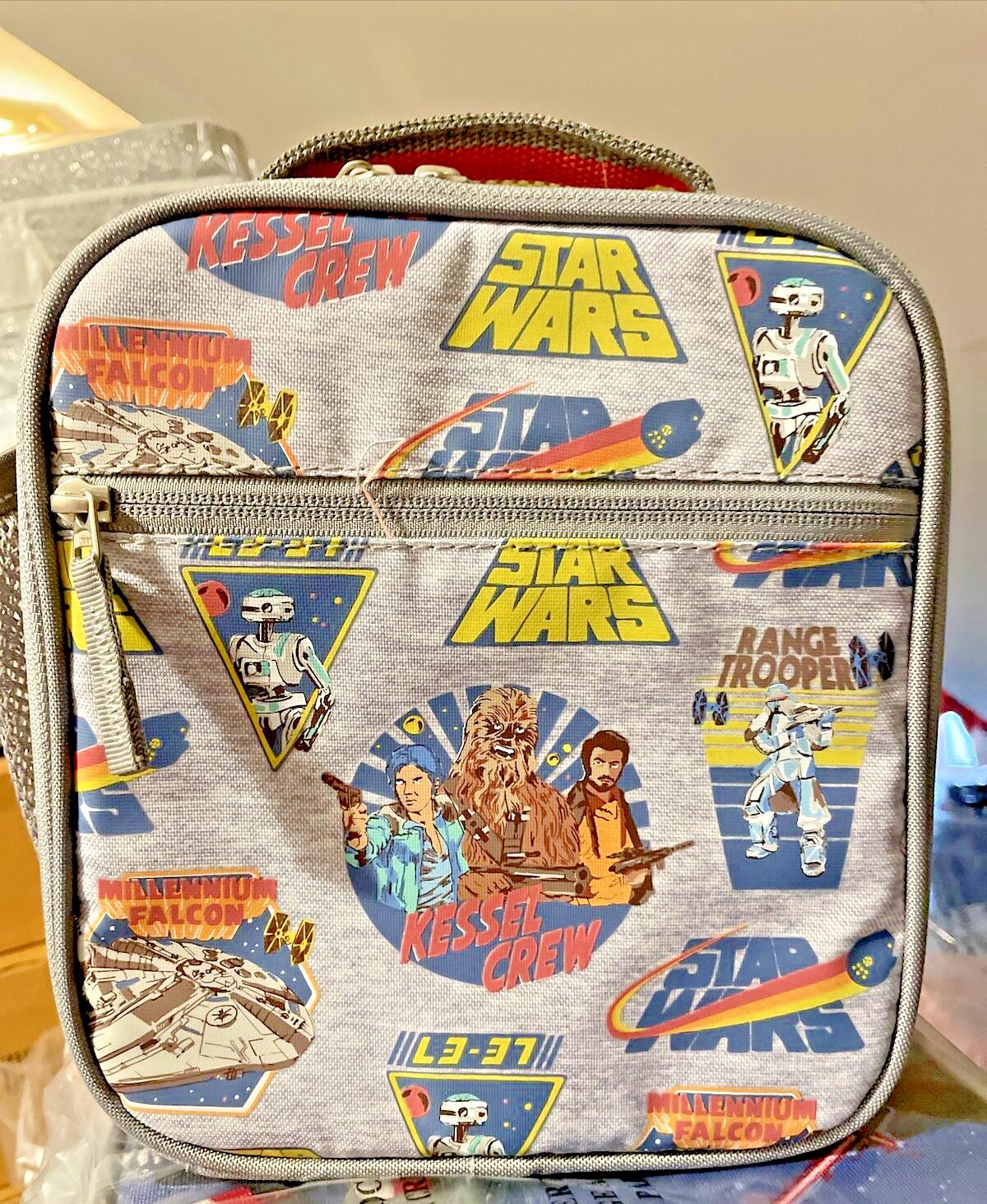 Pottery Barn School Disney Star Wars LUNCH BAG SOLO space travel Mandalorian [