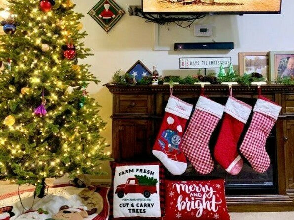 Disney Pottery Barn Holiday Christmas stocking THOMAS TRAIN gift party pre k  ,