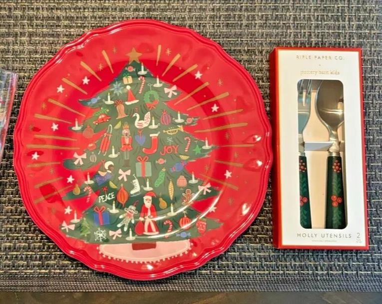 Pottery Barn holiday Nutcracker 12 days Christmas gift kid party Dinner SET 8 '