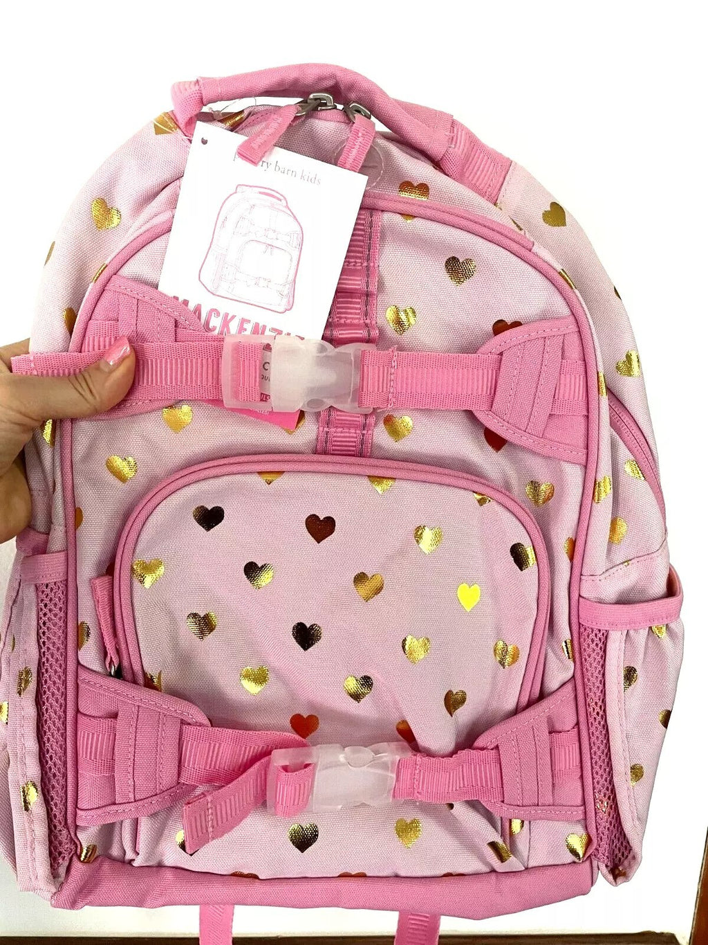 Pottery Barn School Disney Glitter Snoopy BACKPACK LUNCH WATER travel Bag girl `