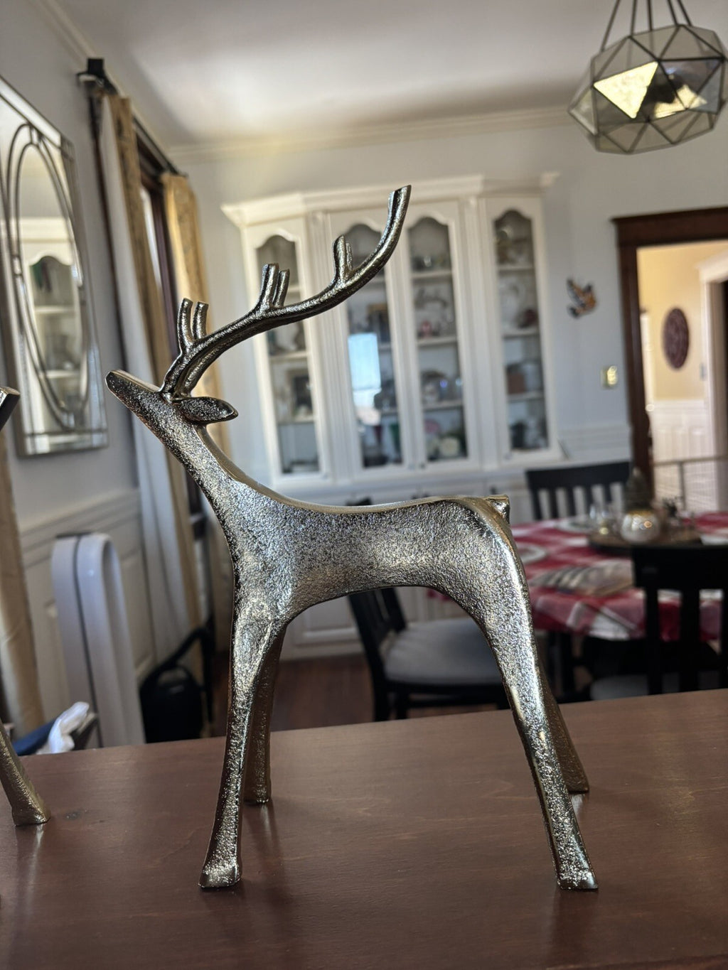 Pottery Barn holiday West Elm Gold deer metal RUDOLPH Christmas Disney kid ]