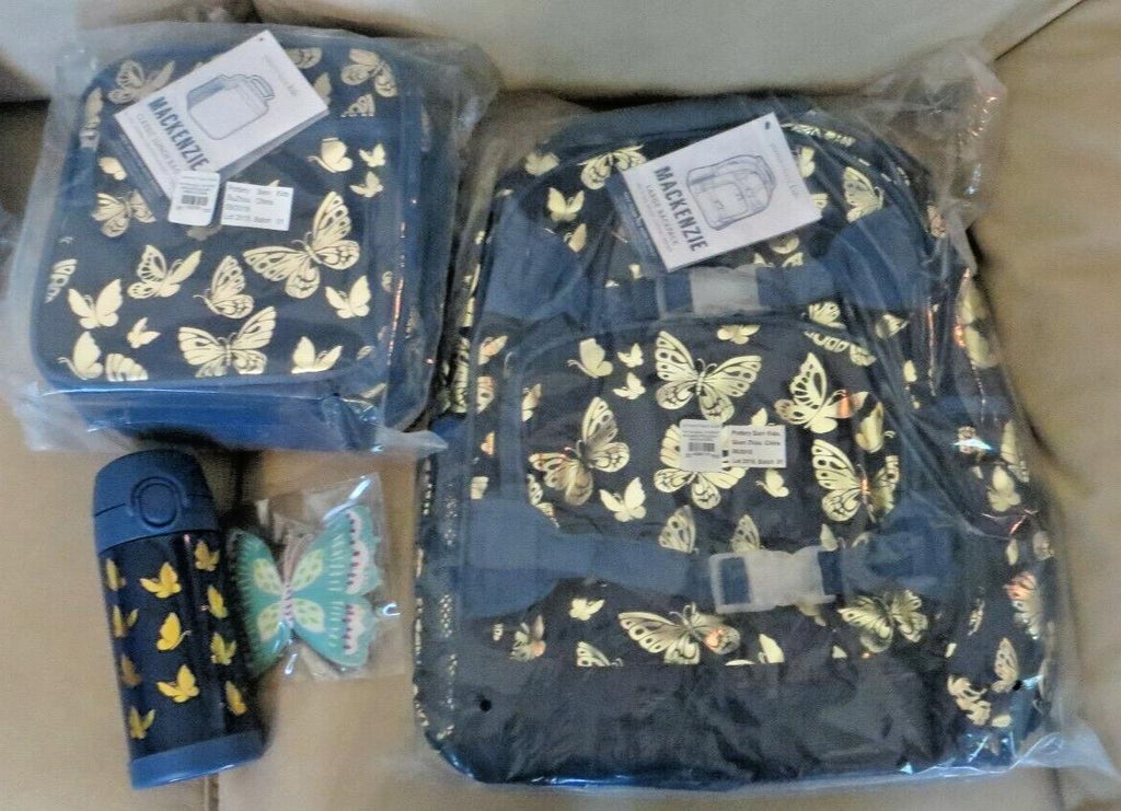 Pottery barn School LARGE BACKPACK +LUNCH BOX+WATER Disney Rainbow Bag set ?? .