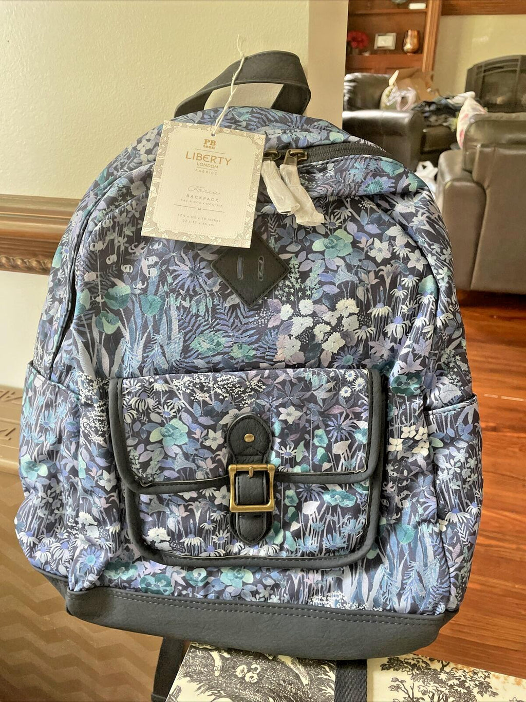 Pottery Barn school Disney Backpack flower floral Liberty London holiday teen .